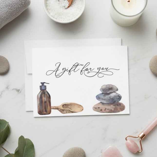 Certificat cadeau Jour Spa Salon Massage (Créateur téléchargé)