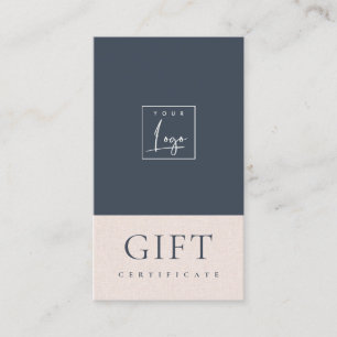 Certificat cadeau logo en céramique éclaboussée ma