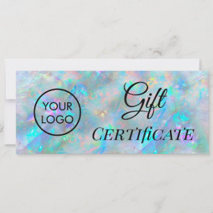 certificat cadeau logo opale