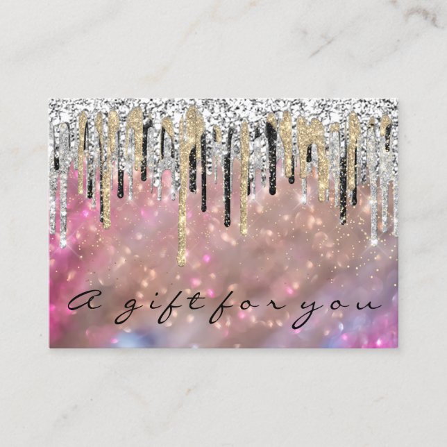 Certificat cadeau maquillage ongle ongle Holograph (Devant)