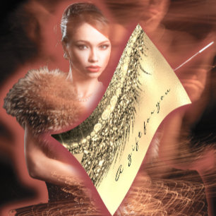 Certificat cadeau Metallic Gold Lash maquillage be