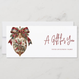 Certificat-cadeau moderne