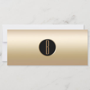 Certificat Cadeau Monogramme Doré Brillance Lumine
