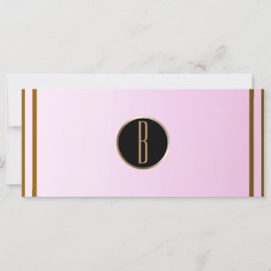 Certificat Cadeau Monogramme Glam Or Rose Brillant