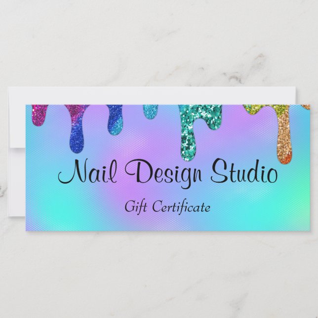Certificat cadeau Nail Design Studio (Devant)