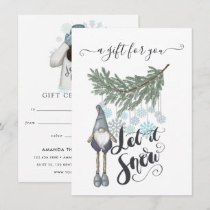 Certificat-cadeau Neige d'Hiver