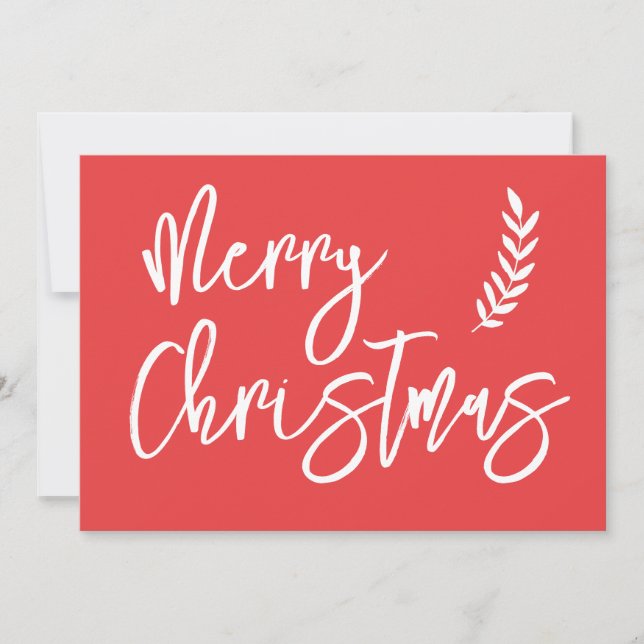 Certificat Cadeau Noël Écriture Moderne (Devant)