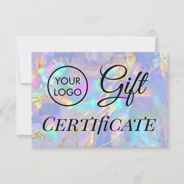 certificat cadeau opale logo (Devant)