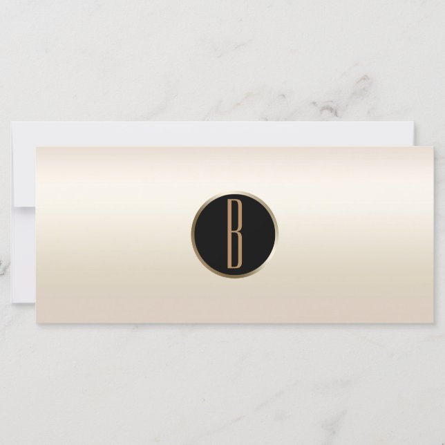 Certificat Cadeau Pearl Shimmer Gold Glam Monogram (Devant)