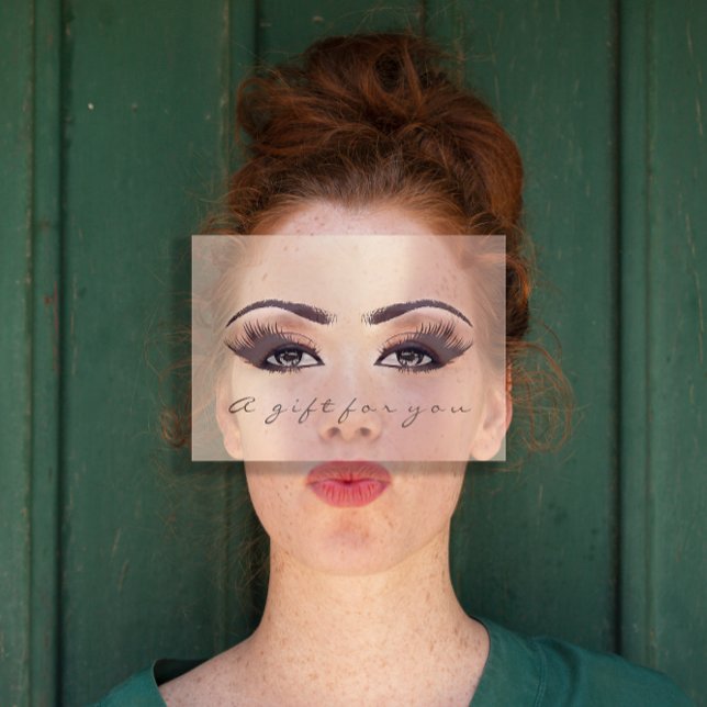 Certificat cadeau Pink Blush Lash Beauty Maquillag (Gift Certificate Pink Blush Lash Beauty Makeup)