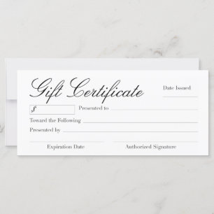 Certificat cadeau polyvalent