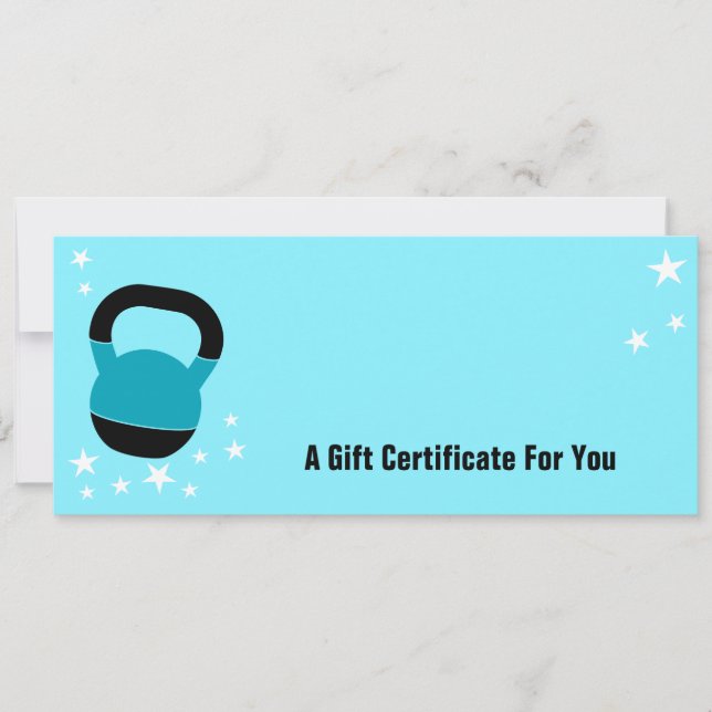 Certificat Cadeau pour une Performance Exceptionne (Devant)