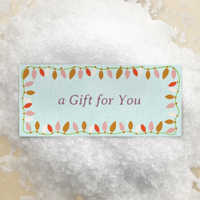 Certificat cadeau Retro Christmas Lights (Créateur téléchargé)