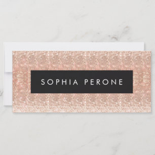 Certificat cadeau rose Gold Salon Sequin