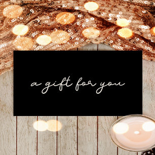 Certificat cadeau simple