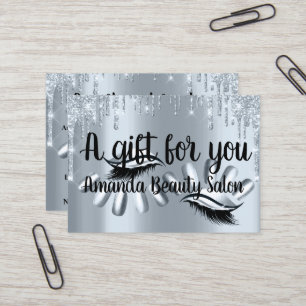 Certificat Cadeau Spa de cheveux Nails Luxury Blue