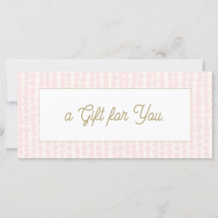 Certificat cadeau Spa de salon rose