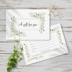 Certificat-cadeau Spring Leaves