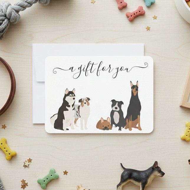 Certificat Cadeau Toilettage Chien Garderie Vétéri (Créateur téléchargé)