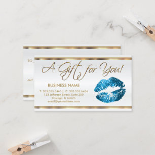 Certificat cadeau Turquoise Lipstick Business