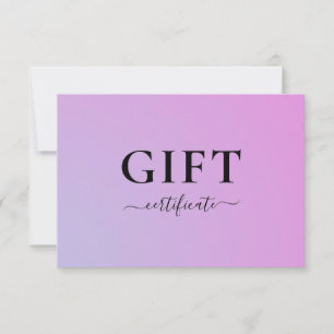 CERTIFICAT COMMERCIAL