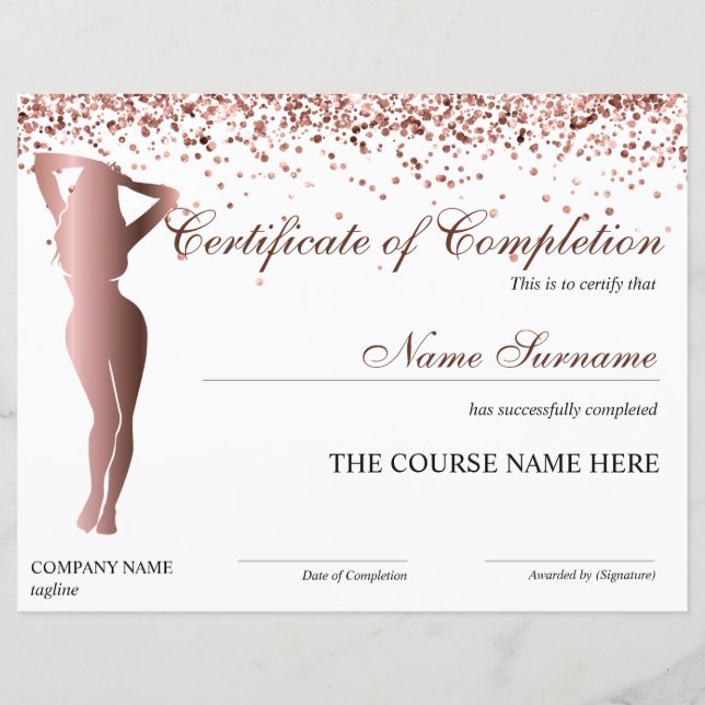 Certificat d'achèvement de la Sculpture de l'organ (Devant)