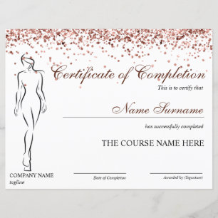 Certificat d'achèvement de la Sculpture de l'organ