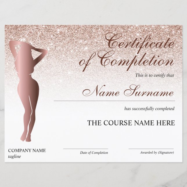 Certificat d'achèvement de la Sculpture de l'organ (Devant)