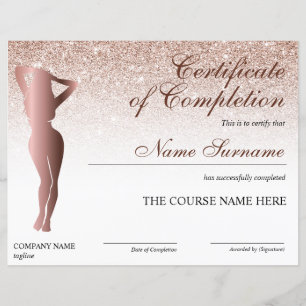 Certificat d'achèvement de la Sculpture de l'organ