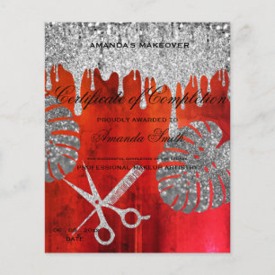 Certificat d'achèvement en or noir blanc