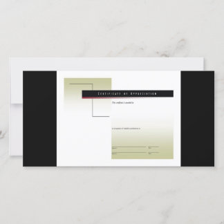 Certificat d'appréciation1