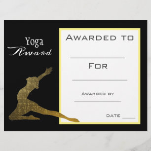 Certificat d'attribution de Yoga
