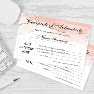 Certificat d'authenticité