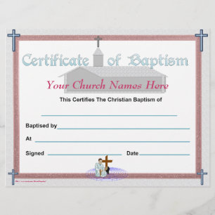 Certificat de baptême