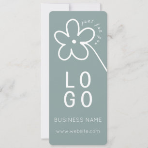 CERTIFICAT DE CADEAU DE LOGO DE LA SAGE DE FLEURS