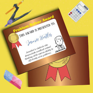 Certificat de classe prix école