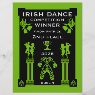 Certificat de concours de danse irlandaise