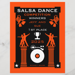 Certificat de Concours de Danse Salsa