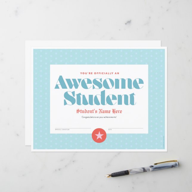 Certificat de conscience (Devant/Arrière en situation)