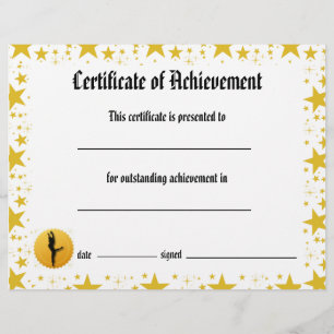 Certificat de Danse - Stars Lyrical