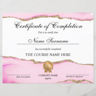 Certificat de fin de cours