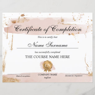 Certificat de fin de cours