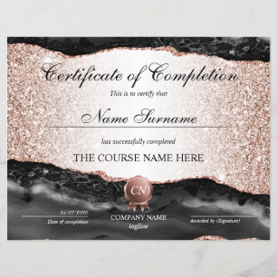 Certificat de fin de cours