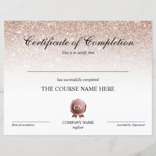 Certificat de fin de cours