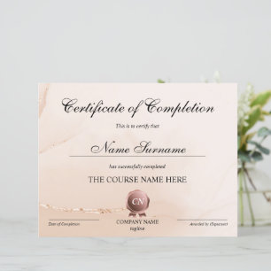 Certificat de fin de cours