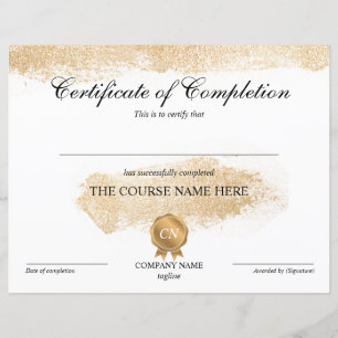 Certificat de fin de cours