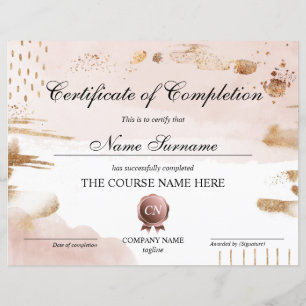 Certificat de fin de cours