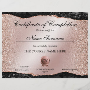 Certificat de fin de cours