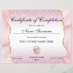 Certificat de fin de cours