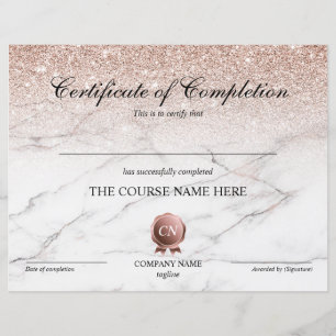 Certificat de fin de cours